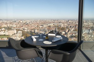 La Villa In The Sky, restaurant insolite et gastronomique à Bruxelles